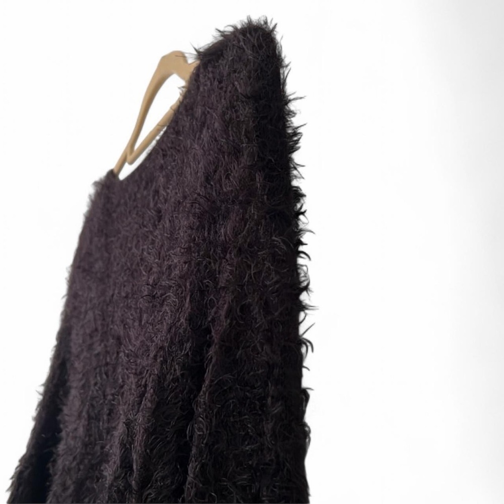 Sejour Eyelash Knit Sweater Tunic Black 0X - Picture 6 of 8
